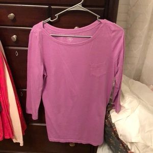 Purple loft top